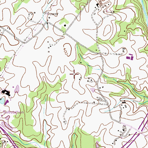 Topographic Map of Gorman Crossing Elementary School, MD