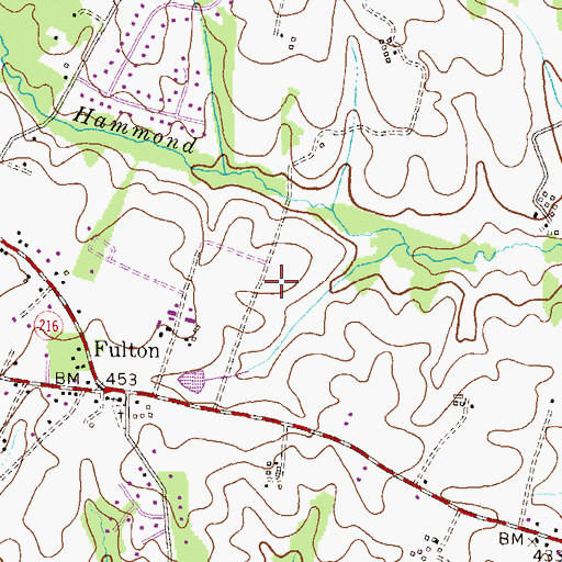 Topographic Map of Lime Kiln Middle School, MD