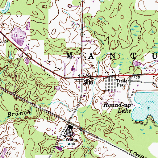 Topographic Map of Silo Post Office (historical), OH