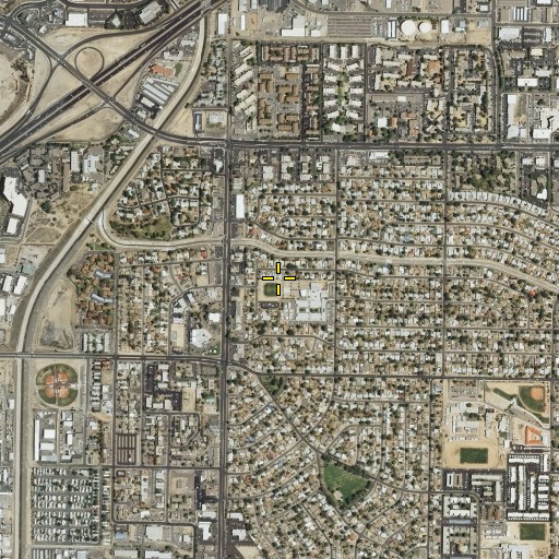 Aerial/Satellite Image of Hodgin Elementary School, NM