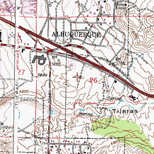 Topographic Map of Believer's Center, NM