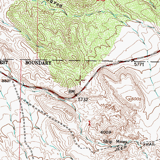 Topographic Map of Vista de Oro de Placitas, NM