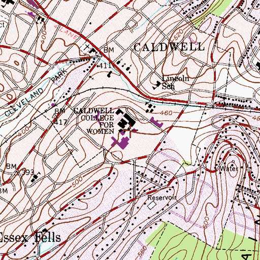 Topographic Map of Science Building, NJ