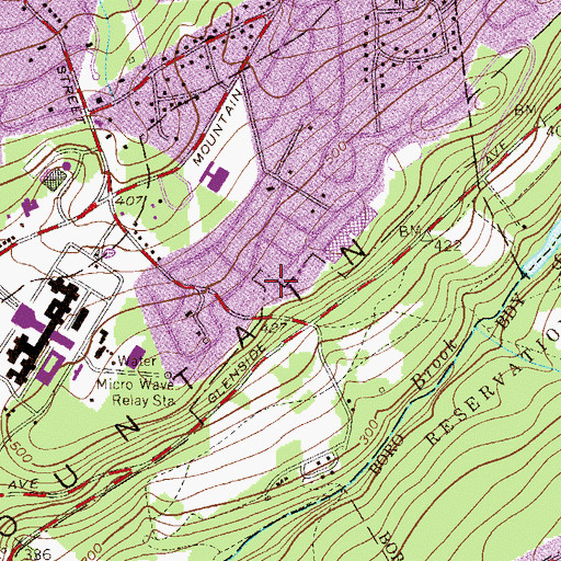 Topographic Map of Summit Golf Course (historical), NJ