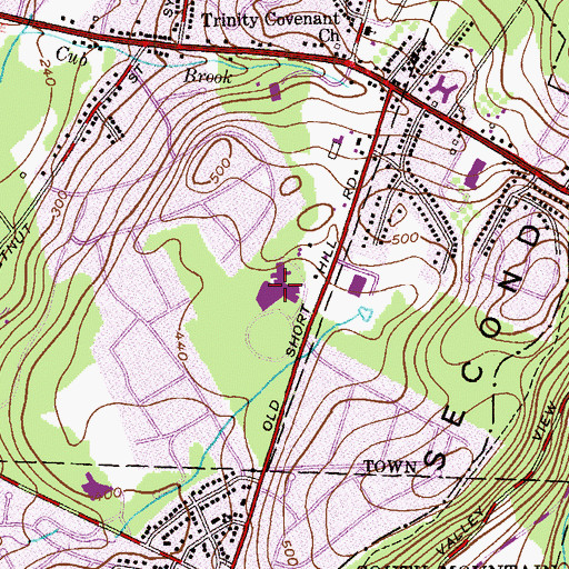 Topographic Map of Saint Barnabas Medical Center, NJ