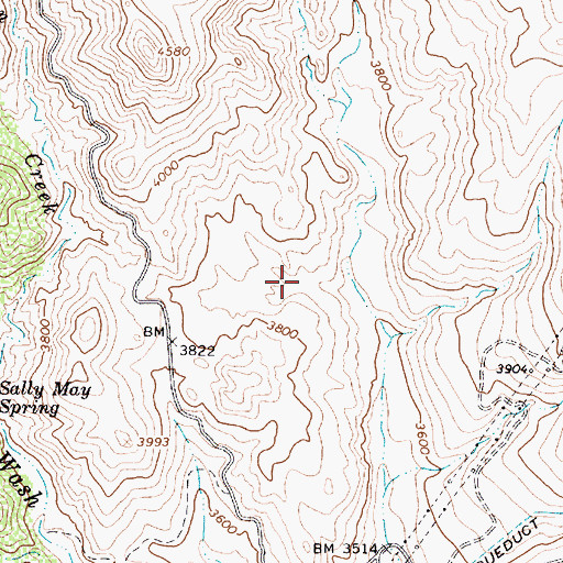 Topographic Map of Goodenough Tank, AZ