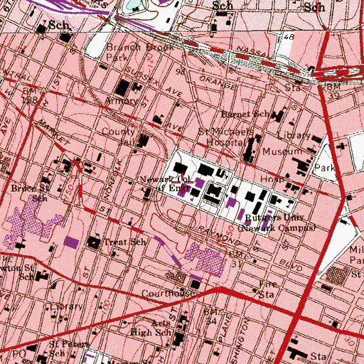 Topographic Map of Lubetkin Field, NJ