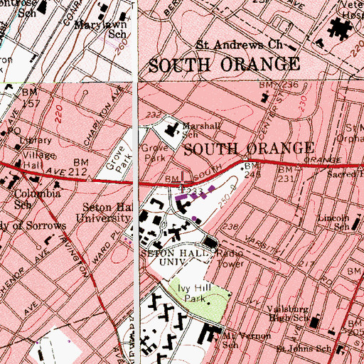 Topographic Map of McNulty Gate, NJ