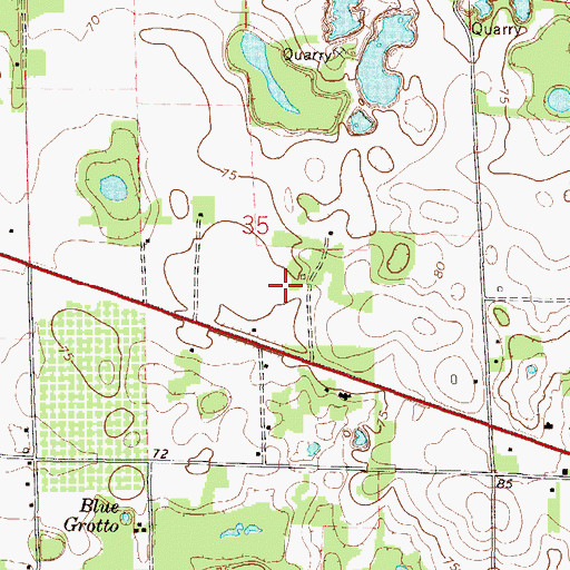 Topographic Map of Baptist Tabernacle, FL