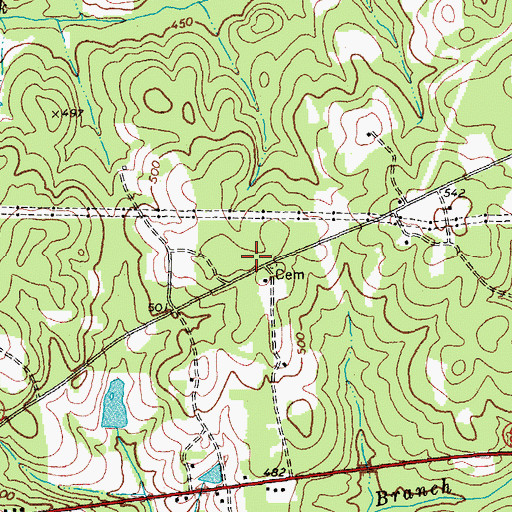 Topographic Map of Apostolic Church of Jesus Christ, VA
