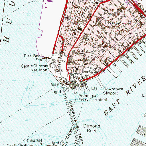 Topographic Map of Shrine of Saint Elizabeth Ann Bayley Seton, NY