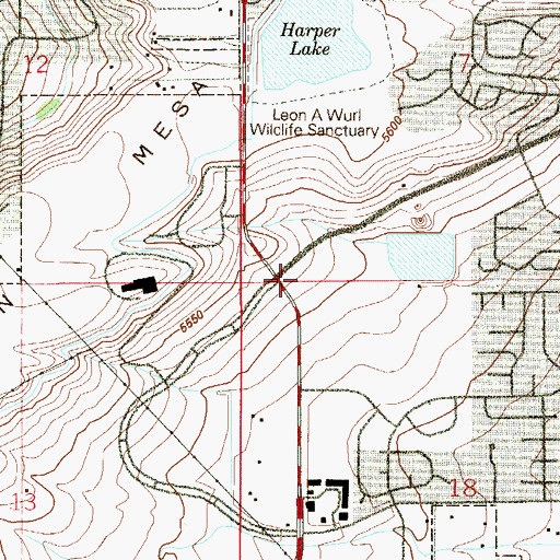 Topographic Map of Louisville Police Department, CO