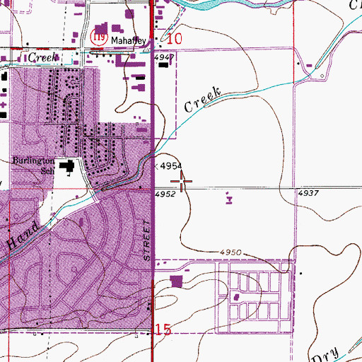 Topographic Map of Longmont Museum and Culture Center, CO