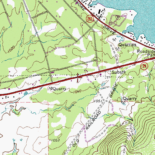 Topographic Map of Genesis Lutheran Church, TX