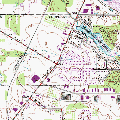 Topographic Map of Metz Post Office (historical), OH