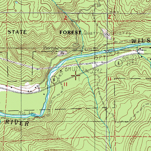Topographic Map of Charles Sprague Memorial Wayside, OR