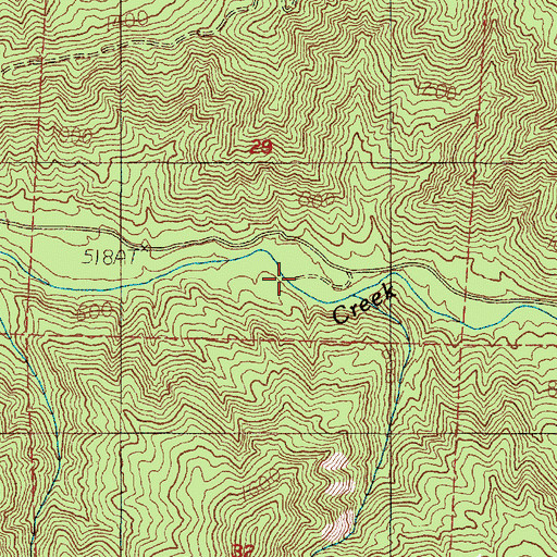 Topographic Map of Jordan Creek OHV Staging Area, OR