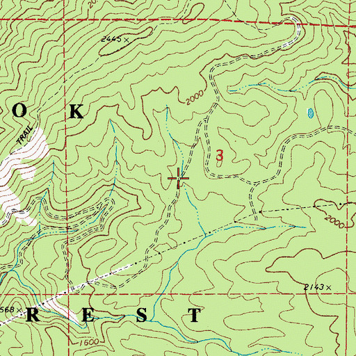 Topographic Map of Stagecoach Horsecamp, OR