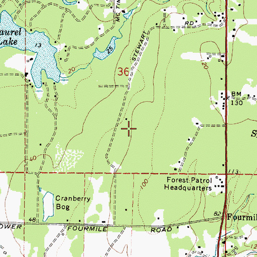 Topographic Map of New River County Park, OR