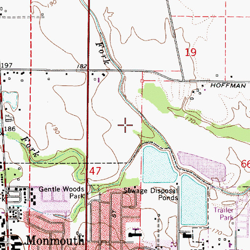 Topographic Map of Le Mesa Park, OR