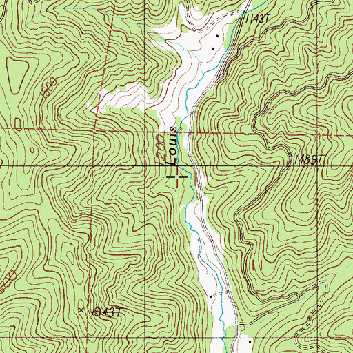 Topographic Map of Lehnherr Park, OR