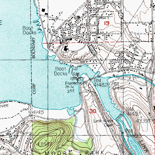 Topographic Map of Putnams Point, OR