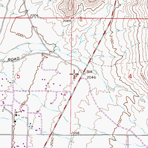 Topographic Map of Christ Episcopal Church, AZ