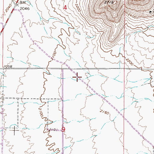 Topographic Map of Carefree Foothills, AZ