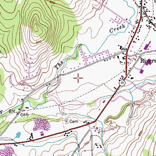 Topographic Map of United Christian Assembly, VT