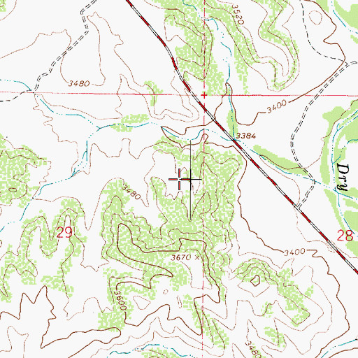 Topographic Map of Red Rock Ranger District, AZ