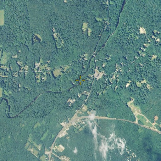 Aerial/Satellite Image of Buttonball Brook, CT