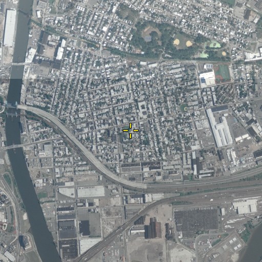 Aerial/Satellite Image of Harrison Public Library, NJ