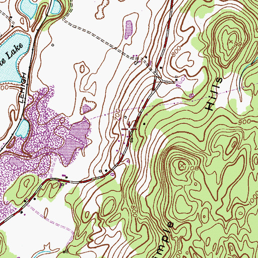 Topographic Map of White Lake Farm (historical), NJ