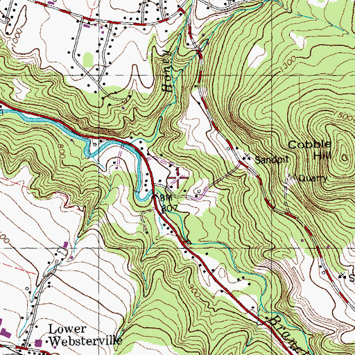 Topographic Map of Barre Town EMS Station, VT