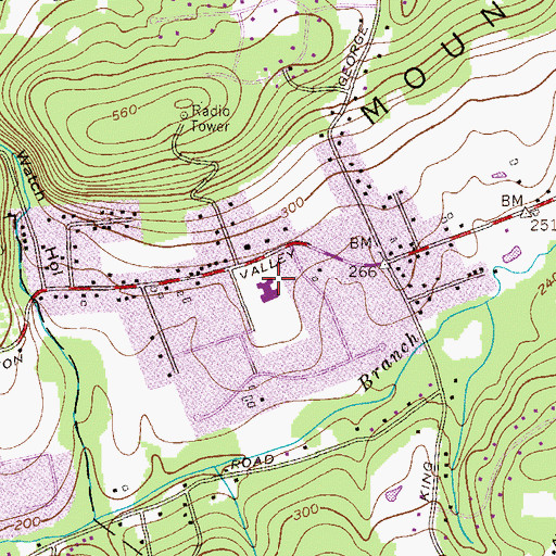 Topographic Map of Angelo Tomaso Elementary School, NJ