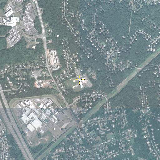 Aerial/Satellite Image of Hillside Intermediate School, NJ