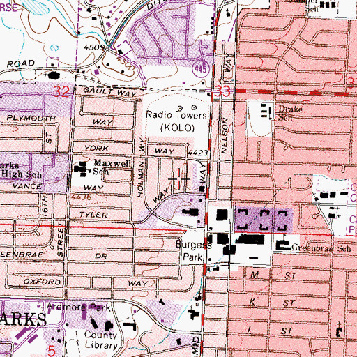 Topographic Map of Pyramid Health Center, NV