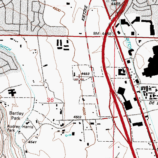 Topographic Map of Regent Care Center of Reno, NV
