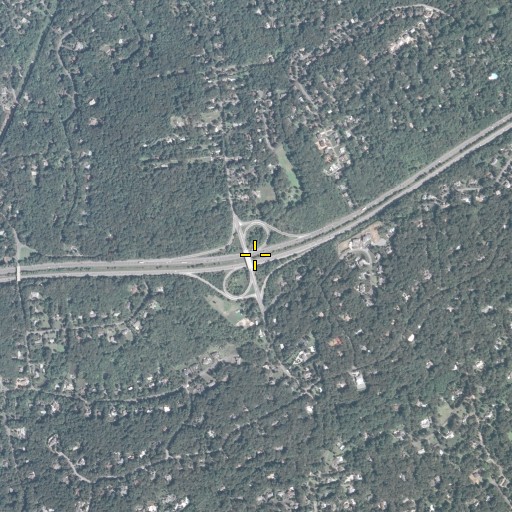 Aerial/Satellite Image of Interchange 40, NJ