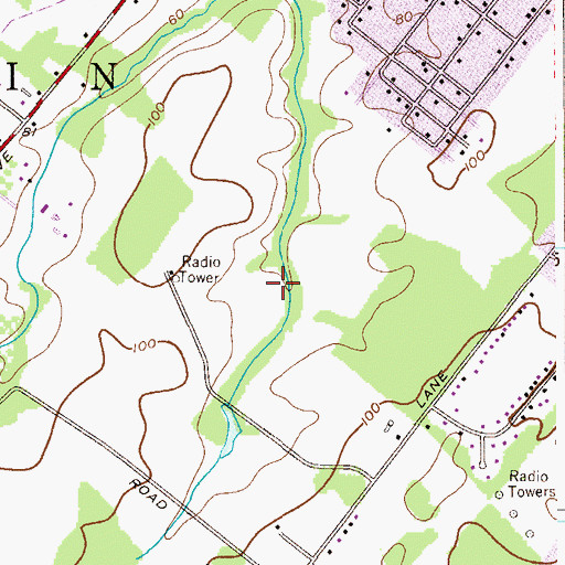 Topographic Map of Quail Brook Park, NJ