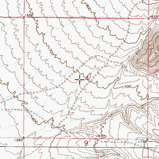 Topographic Map of McDowell Mountain Ranch, AZ