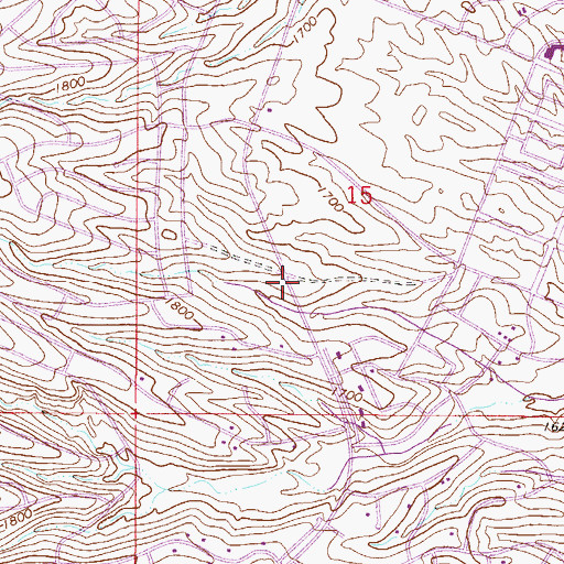 Topographic Map of Church of the Ascension, AZ