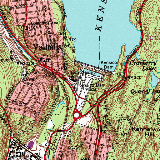Topographic Map of Holy Name of Jesus Church, NY