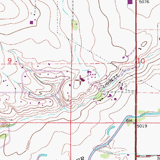 Topographic Map of Alexander Dawson School, CO