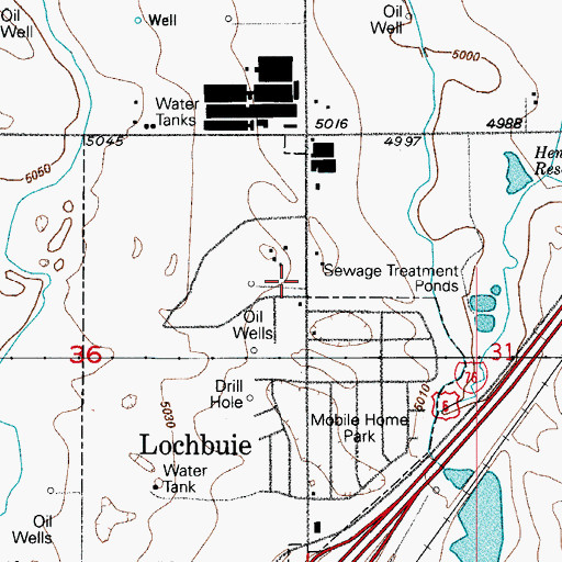 Topographic Map of Hudson Fire Protection District Station 3, CO