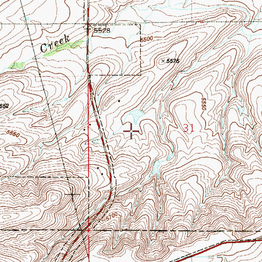 Topographic Map of Eldorado K - 8 School, CO