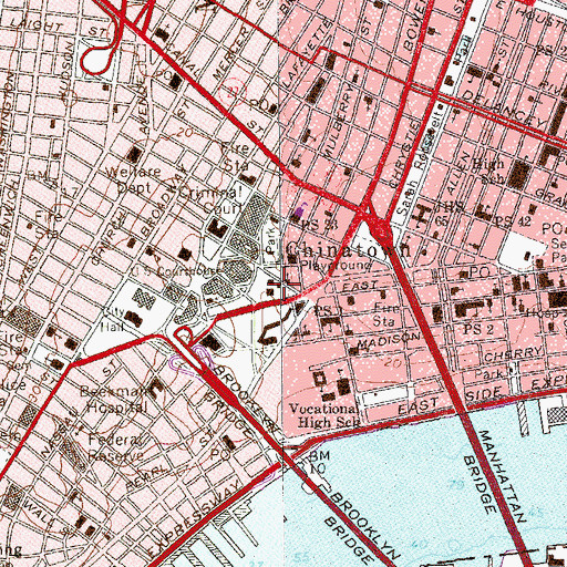 Topographic Map of Chatham Towers, NY