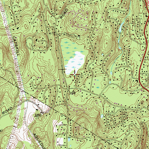 Topographic Map of Kipp School (historical), NY