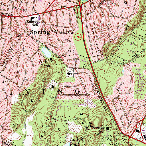 Topographic Map of Congregation Sons of Israel, NY