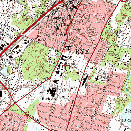 Topographic Map of Resurrection School, NY